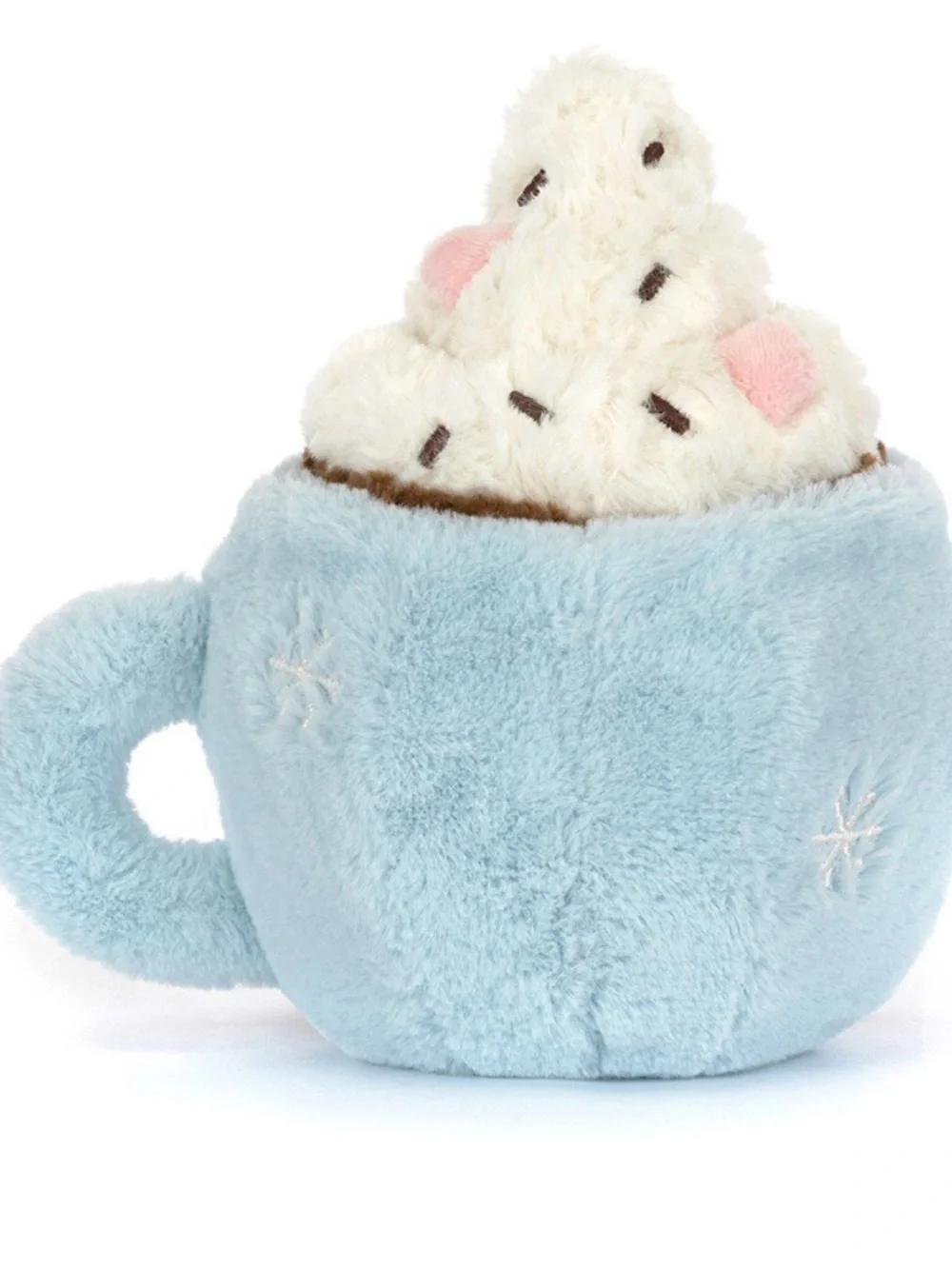 Jellycat Amuseables Hot Chocolate with Marshmallows (retired) with Dustbag